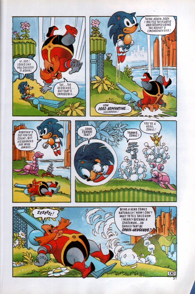 Sonic the Hedgehog Yearbook 1992 Page 27